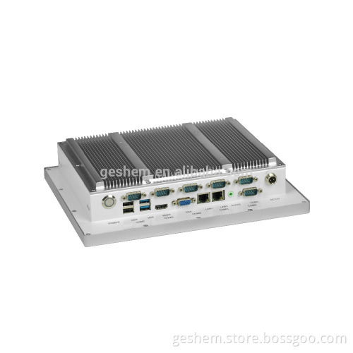 Manufacturer 12 inch 1037U dual core processor rugged fanless industrial computer with dual lan industrial touch screen panel pc